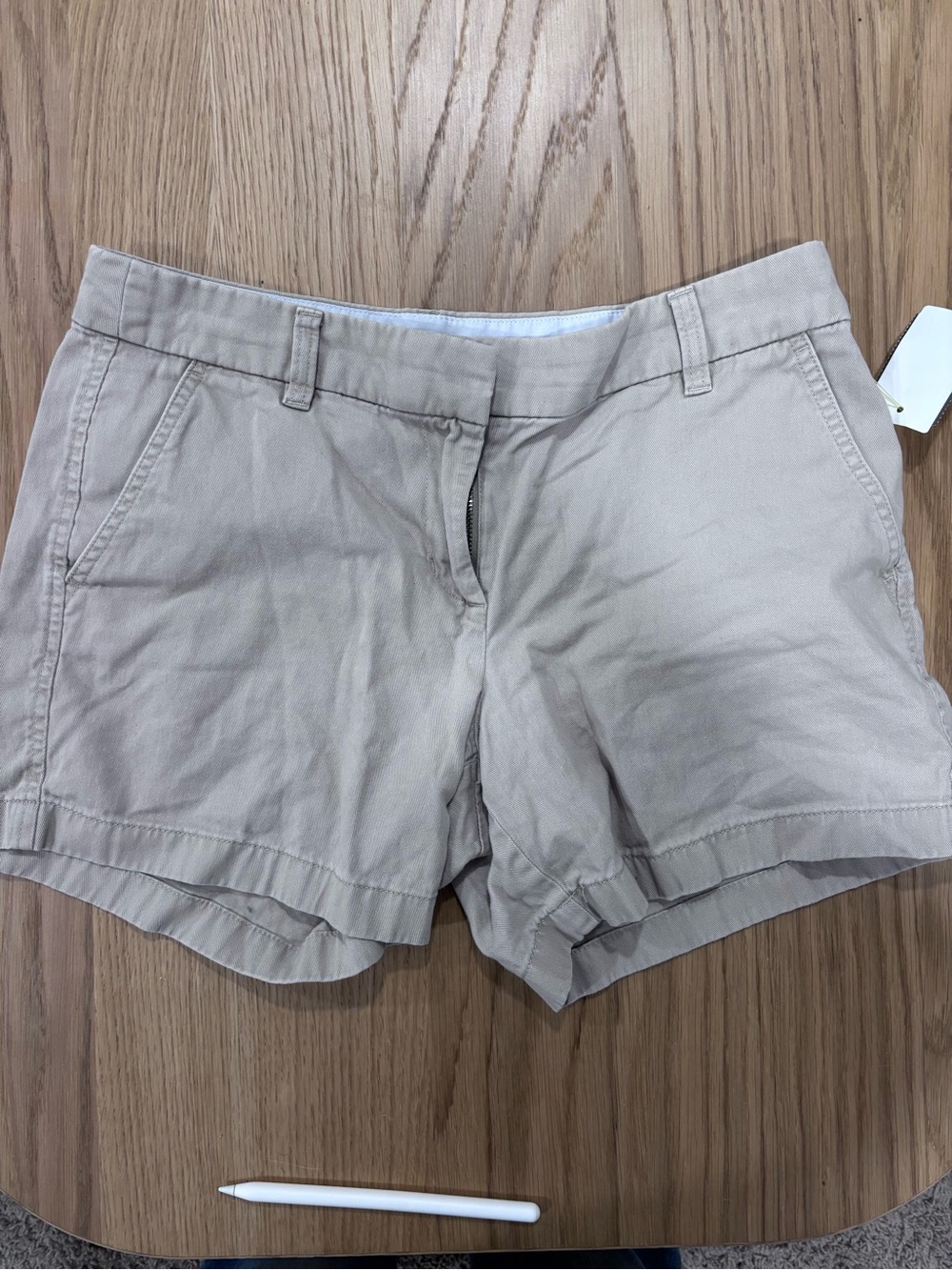 J. Crew Women's Chino Shorts in Light Tan